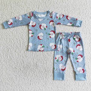 NEW Santa Face Pajamas Set